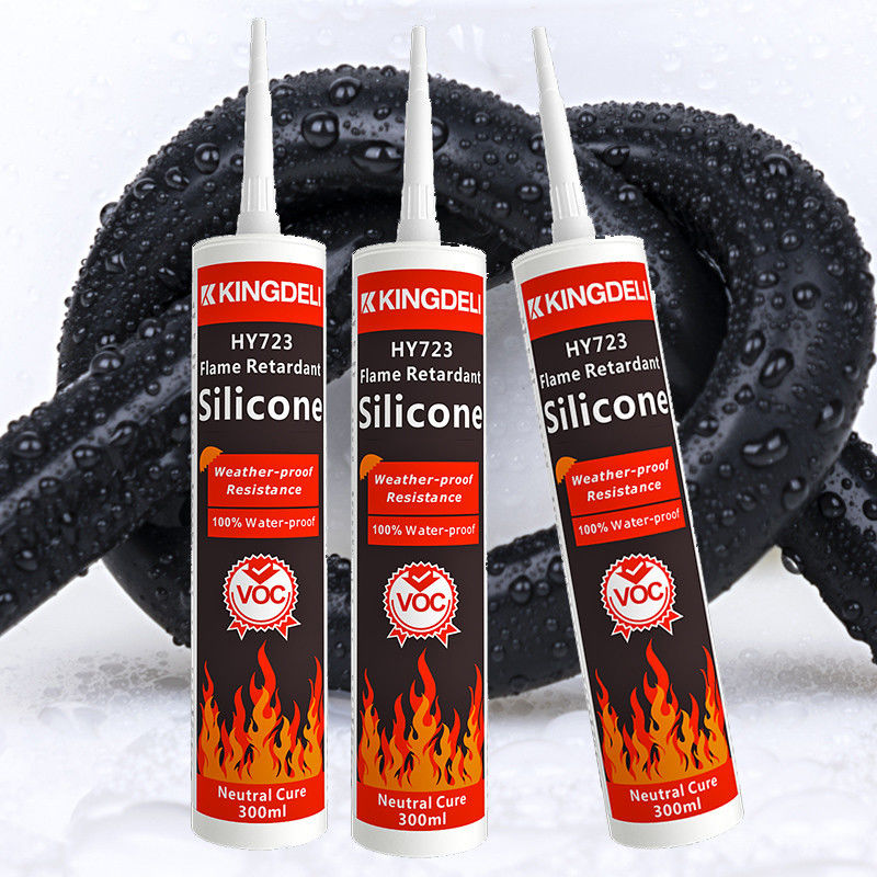Resistencia a la intemperie GP Calmante sellador de silicona neutro 300 ml de color blanco