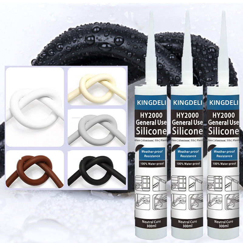 Impermeable neutral negro del sellante del silicón para la decoración interior