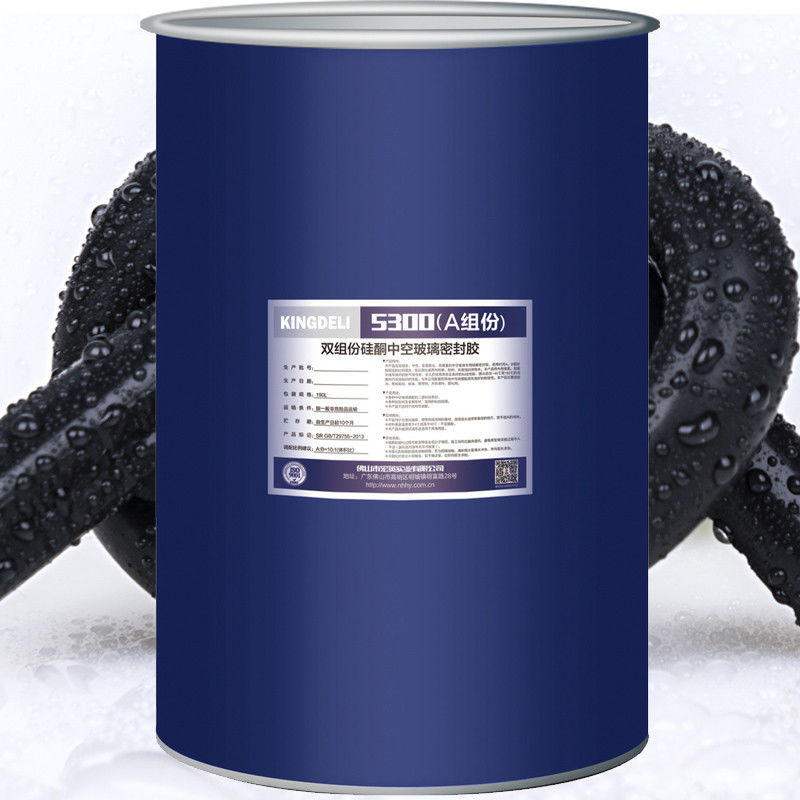Neutral Cure Dos partes de vidrio aislante silicona sellador negro color
